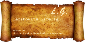 Laczkovits Gizella névjegykártya